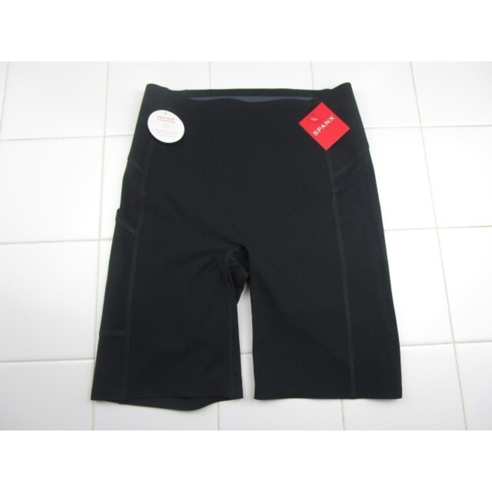 Spanx Every Wear Bike Shorts Very Black Women's XS Active Workout Tummy Shaping